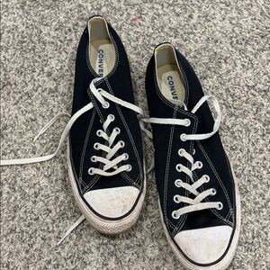 Converse Black and White Canvas Sneakers